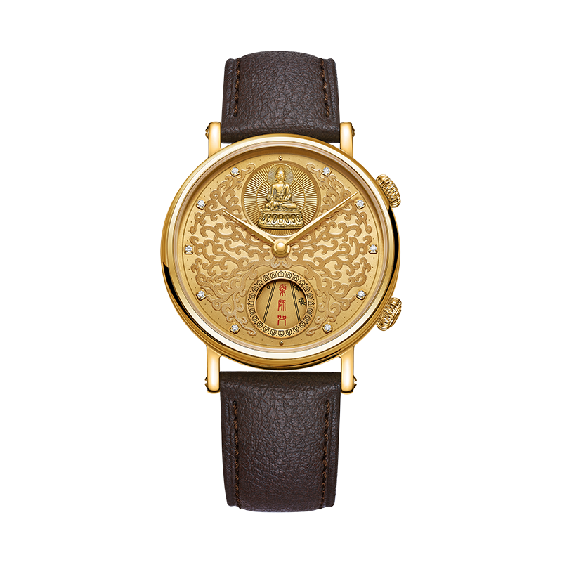 Beijing 24K Gold Bhai ajyaguru Watch