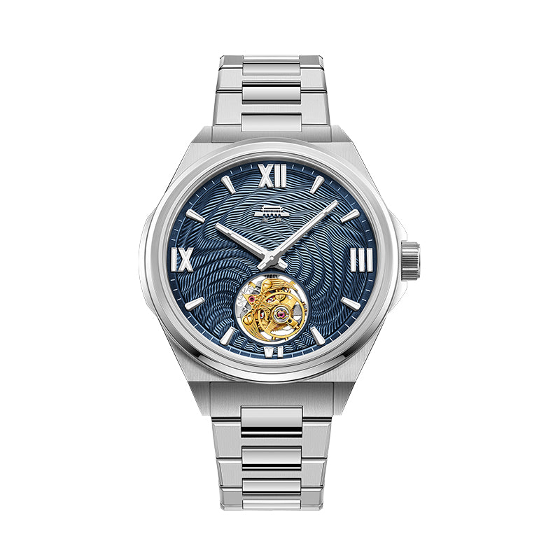 Beijing Bladelegant Series Flow of Fortune Hand-Made Guilloché Tourbillon Watch 42mm [Limited Edition]