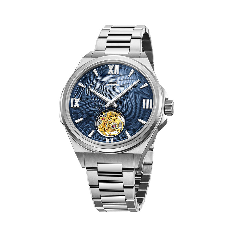 Beijing Bladelegant Series Flow of Fortune Hand-Made Guilloché Tourbillon Watch 42mm [Limited Edition]