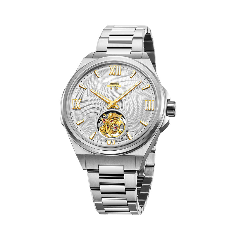 Beijing Bladelegant Series Flow of Fortune Hand-Made Guilloché Tourbillon Watch 42mm [Limited Edition]