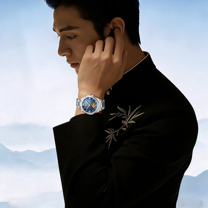 Beijing Bladelegant Series Flow of Fortune Hand-Made Guilloché Tourbillon Watch 42mm [Limited Edition]