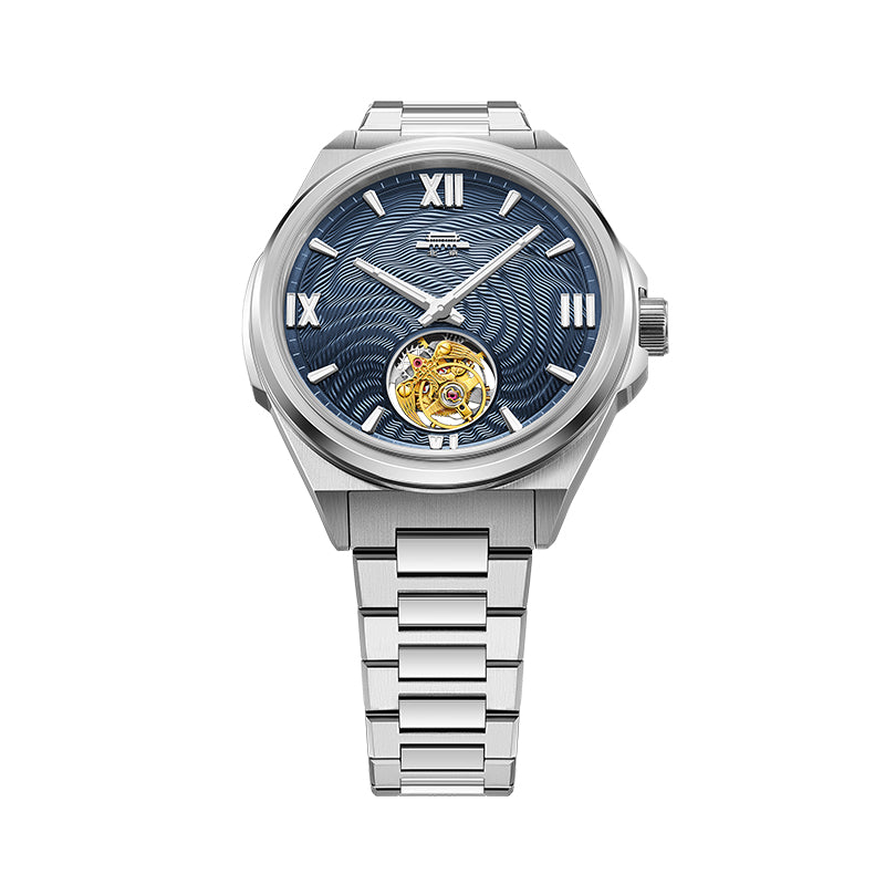 Beijing Bladelegant Series Flow of Fortune Hand-Made Guilloché Tourbillon Watch 42mm [Limited Edition]