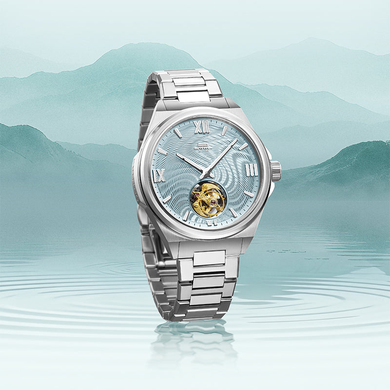 Beijing Bladelegant Series Flow of Fortune Hand-Made Guilloché Tourbillon Watch 42mm [Limited Edition]