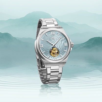 Beijing Bladelegant Series Flow of Fortune Hand-Made Guilloché Tourbillon Watch 42mm [Limited Edition]