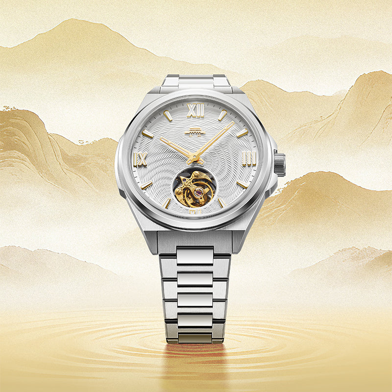 Beijing Bladelegant Series Flow of Fortune Hand-Made Guilloché Tourbillon Watch 42mm [Limited Edition]