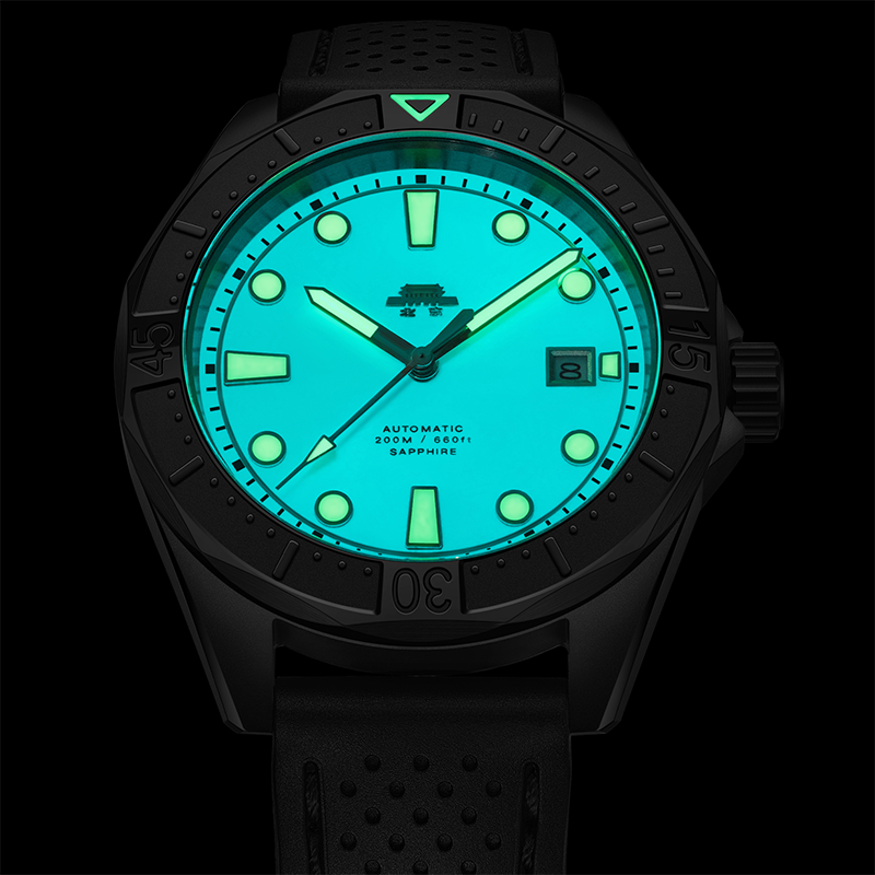 Beijing Voyager Series Hardcore Full-Lume Diver Watch 42mm