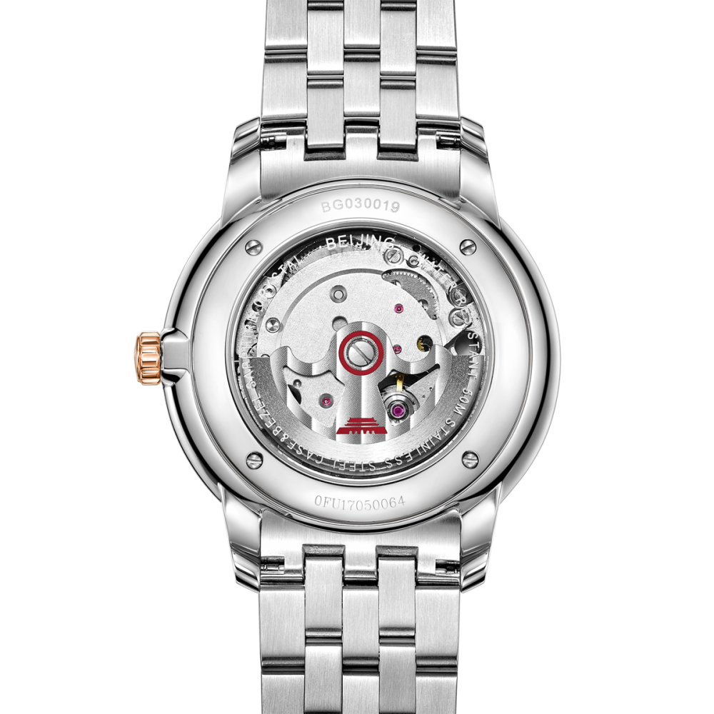 北京長城鍍玫瑰金錶殼手錶 41 毫米
