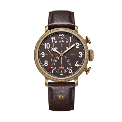 Beijing D301 Bronze Military Chronograph Watch 45mm