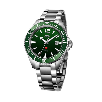 Beijing Zheng He's Treasure Ship Watch Gradient Green