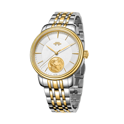 Beijing 24K Gold Coin Tiger Automatic Watch 42mm