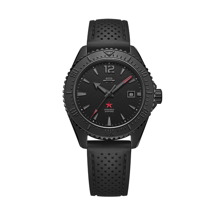 Beijing Watches Dark Black Diver 200M Watch 42mm